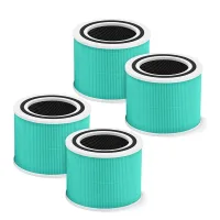 Cartuchos de filtro de repuesto core 300 para purificadores de aire levoit core300-p, paquete de 4