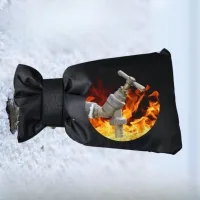 Protectores antihielo para grifos exteriores (paquete de 2, 50 x 20 cm, negro) - protección contra heladas