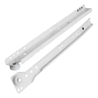 Guías para cajones, guías de rodillos silenciosas, guías para cajones, rieles de rodillos, rieles inferiores, 35 cm