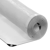 Lona con ojales transparente 5 x 5 m polietileno