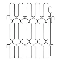 Barrera metálica extensible para mascotas, barrera plegable tipo acordeón para gatos/perros, barrera de seguridad para interiores de 68 × 78 cm.