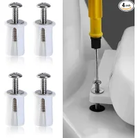Tornillos de goma universales, accesorios para asiento de inodoro, tornillos de fijación para asiento de inodoro (juego de 4)