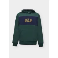 GAP Sudadera 'Heritage'  navy / amarillo / verde oscuro