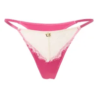 WILD LOVERS Tanga 'KIRSTEN'  rosa / blanco