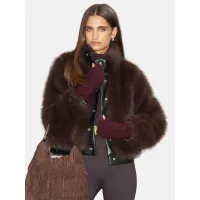 Lipsy Chaqueta de invierno  chocolate / negro