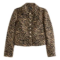 Lipsy Chaqueta de entretiempo  marrón claro / negro