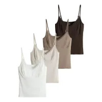 The Set Camiseta térmica  crema / brocado / marrón oscuro / blanco