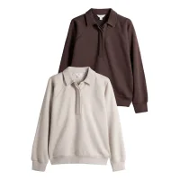 The Set Sudadera  beige claro / marrón