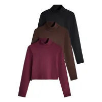 The Set Camiseta  navy / chocolate / burdeos