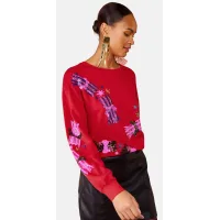 love & roses Sudadera  oro / lila oscuro / rosa / rojo