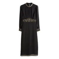 love & roses Vestido  negro